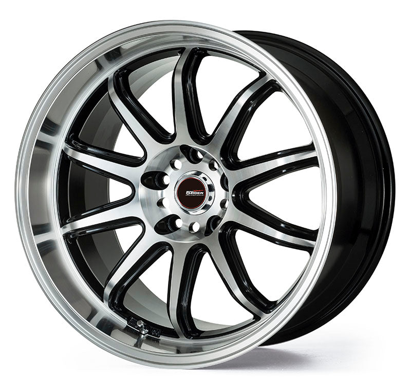 5zigen Fireball RR - 17x9J - 5x100 - ET: 45 (Black Polish)