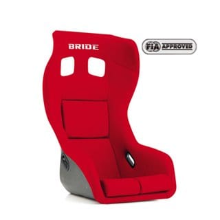 Bride Zeta III type S Fixed Bucket Seat - Super Aramid - Red 